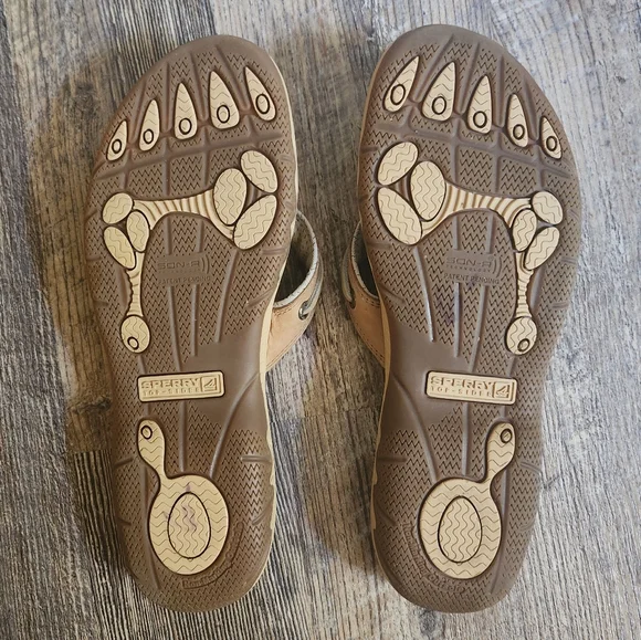 Women’s Sperry Top-Sider SON-R Pulse Thong Beige Sandals Womens Size 9 - Picture 10 of 10